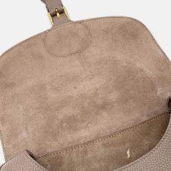 Pre Owned Dior Bobby Greige Grained Calfleather Medium Shoulder Bag