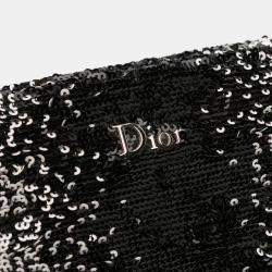 Pre Owned Dior Black Sequin Clutch