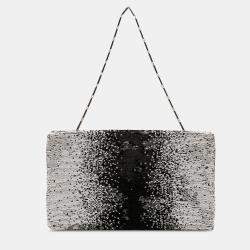 Pre Owned Dior Black Sequin Clutch