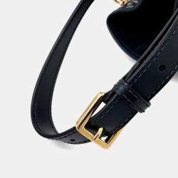 Pre Owned Dior Navy Blue Fabric C'EST DI Medium Bag