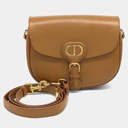 Pre Owned Dior Gold Leather Medium Bobby Bag 