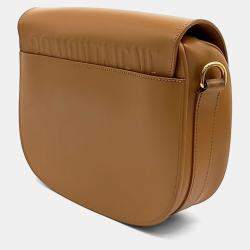 Pre Owned Dior Gold Leather Medium Bobby Bag 