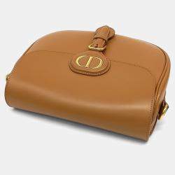 Pre Owned Dior Gold Leather Medium Bobby Bag 