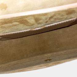 Pre Owned Dior Gold Leather Medium Bobby Bag 