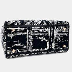 Pre Owned Dior Black Fabric D-LITE Lady Bag Medium