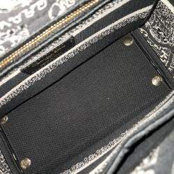 Pre Owned Dior Black Fabric D-LITE Lady Bag Medium