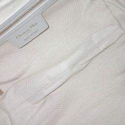 Pre Owned Dior White Leather Disney Small
