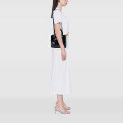 Pre Owned Dior Black Medium Smooth Calfskin Embroidered Beaded Floral Lady Dior