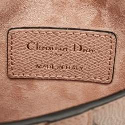 Pre Owned Dior Beige Leather Saddle Convertible Belt Bag