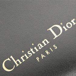 Pre Owned Dior Black Mini Calfskin 30 Montaigne Amber Bucket Bag