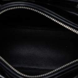 Pre Owned Dior Black Medium Patent Lady Dior