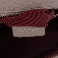 Pre Owned Dior Pink Medium Grained Calfskin Diorama Flap