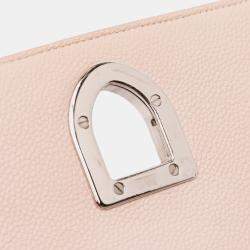 Pre Owned Dior Pink Medium Grained Calfskin Diorama Flap
