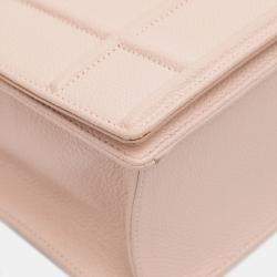Pre Owned Dior Pink Medium Grained Calfskin Diorama Flap