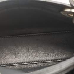 Pre Owned Dior Dark Grey Alligator Mini Lady Dior Tote
