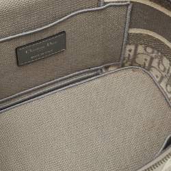 Pre Owned Dior Grey Oblique Canvas Diortravel Vanity Case
