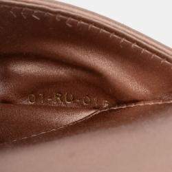 Pre Owned Dior Pink Mini Satin Crystal Embellished Saddle Bag