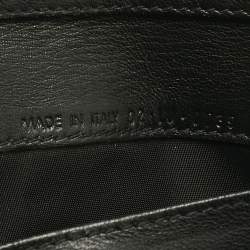 Pre Owned Dior Black Cannage Patent Leather Lady Dior Continental Wallet