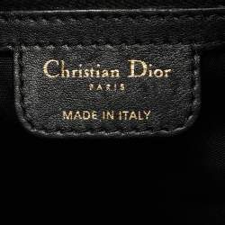 Pre Owned Dior Black Leather Diorita Hobo