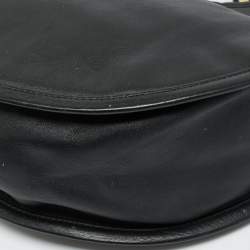 Pre Owned Dior Black Leather Diorita Hobo