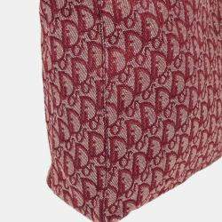 Pre Owned Christian Dior Bordeaux Trotter Tote Bag