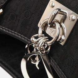 Pre Owned Christian Dior Black Lovely Trotter Tote Bag