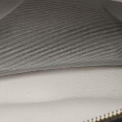 Pre Owned Dior White Leather Medium Granville Tote