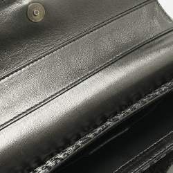 Pre Owned Dior Metallic Grey Oblique Canvas and Leather Street Chic Shoulder Bag