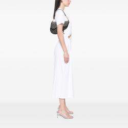 Pre Owned Dior Navy Blue Diorissimo Canvas Saddle Bag