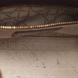 Pre Owned Dior Burgundy Cannage Leather Small My ABCDior Lady Dior Tote