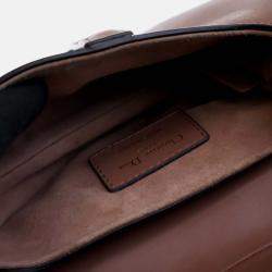 Pre Owned Dior Pink Mini Calfskin Saddle Bag