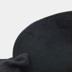 Pre Owned Christian Dior Handbag Lady Cannage Mini Velour Shoulder Bag Black
