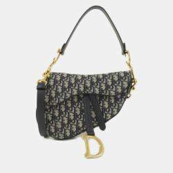 Pre Owned Christian Dior Dior Oblique Saddle Shoulder Bag