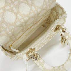 Pre Owned Christian Dior Lady D-Light Medium Handbag