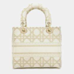 Pre Owned Christian Dior Lady D-Light Medium Handbag