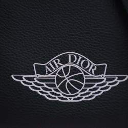 Pre Owned Dior Blue Air Jordan Grained Calfskin Crossbody