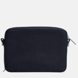 Pre Owned Dior Blue Air Jordan Grained Calfskin Crossbody