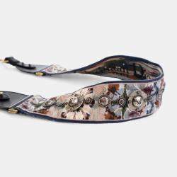 Pre Owned Dior Mini Calfskin Saddle Bag With Strap