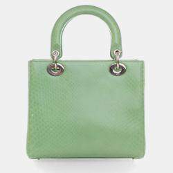Pre Owned Dior Medium Python Lady Dior
