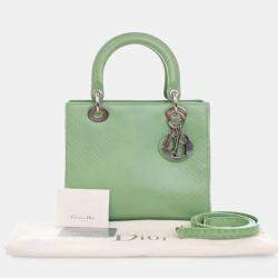 Pre Owned Dior Medium Python Lady Dior