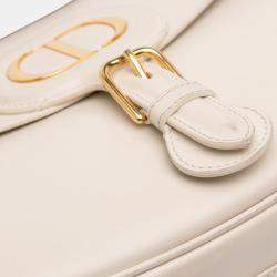 Pre Owned Dior White Large Smooth Calfskin Bobby Crossbody