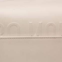 Pre Owned Dior White Large Smooth Calfskin Bobby Crossbody