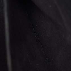 Pre Owned Dior Black Cannage Leather Ultra Matte Medium Lady Dior Tote