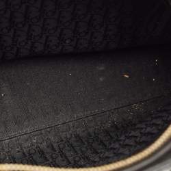 Pre Owned Dior Black Cannage Patent Leather Large Lady Dior Tote