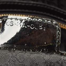 Pre Owned Dior Black Cannage Patent Leather Large Lady Dior Tote