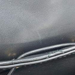 Pre Owned Dior Macrocannage Caro Backpack Black Lambskin Size Small