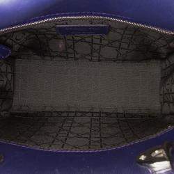 Pre Owned Dior Purple Small Lambskin Cannage My ABCDior Lady Dior