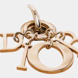 Pre Owned Dior Brown/White Mini Suede Shearling Cannage Lady Dior