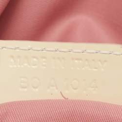 Pre Owned Dior Pink/White Cherry Blossom Print Fabric Shoulder Bag