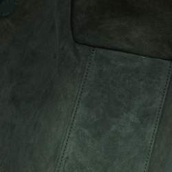 Pre Owned Dior Sage Green Cannage Leather Large Lady Dior Tote